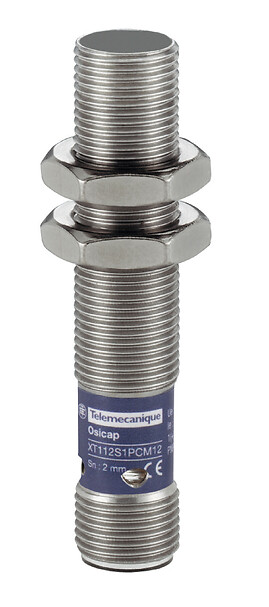 XT112S1PCM12 - Capacitive proximity sensors XT, cylindrical M12