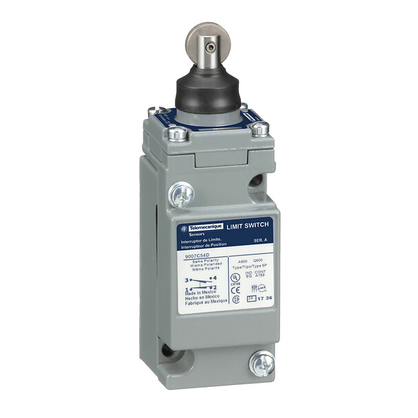 9007C54D - Limit switch, 9007, 600 V 10amp c +options