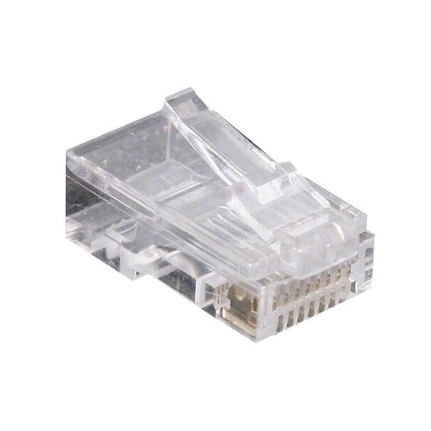 XUZPC002 - Connector, Photoelectric sensors XU, RJ45 Modular cable flat ...
