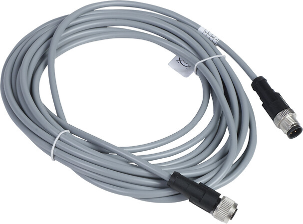 XZCRV1511041C5 - Jumper cable XZ, male straight M12 4 pin, female