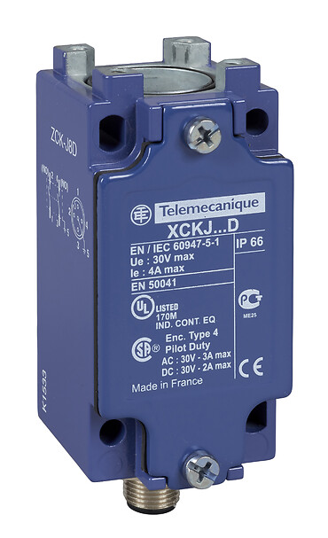 ZCKJ1D - Limit switch body, Limit switches XC Standard, ZCKJ