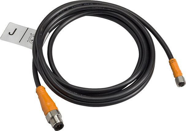 ＸＪ8②一脚分 XZCRA150941J2 - Jumper cable XZ, male straight M12 4 pin, female